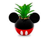 Silver Buffalo SVB-DL1529EH-C Disney Mickey Mouse 3-Inch Ceramic Mini Planter with Artificial Succulent