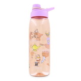 Silver Buffalo SVB-DP1617L3-C Disney Princess Icons 28oz Water Bottle With Screw Lid