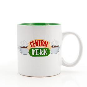 Silver Buffalo Friends Central Perk Ceramic Coffee Mug - Friends Coffee Shop - Holds 20 Ounces