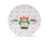 Silver Buffalo SVB-FRD20172-C Friends Central Perk Logo 10-Inch Melamine Dinner Plates | Set of 4