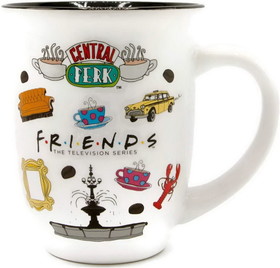 Friends Logo Icon Toss 16oz Wide Rim Ceramic Mug