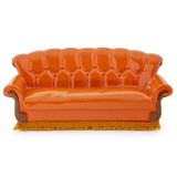 Silver Buffalo SVB-FRD487E7-C Friends Central Perk Orange Couch Figural Coin Bank Storage | Toynk Exclusive
