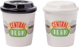 Silver Buffalo SVB-FRS509K2-C Friends Central Perk To-Go Cups Ceramic Salt and Pepper Shaker Set