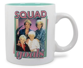 Silver Buffalo SVB-GOL40534B-C The Golden Girls "Squad Goals" Ceramic Mug | Holds 20 Ounces