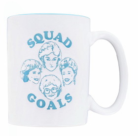 Silver Buffalo SVB-GOL503KZX-C The Golden Girls Squad Goals 15 Ounce Pottery Cermaic Mug