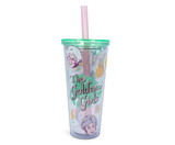 Silver Buffalo SVB-GOL610LB-C The Golden Girls Carnival Cup with Lid and Straw | 24 Ounces