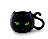 Silver Buffalo SVB-HOC4033D-C Disney Hocus Pocus Black Cat Sculpted Ceramic Mug | Holds 20 Ounces