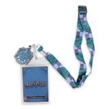 Silver Buffalo SVB-HP11685B-C Harry Potter Lanyard With Badge Holder And Charm Slytherin