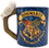 Silver Buffalo SVB-HP1282E5-C Harry Potter Hogwarts Crest 20oz Ceramic Mug with Sculpted Handle