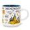 Silver Buffalo SVB-HP1541KE-C Harry Potter Hogwarts Allover Icons Ceramic Stacking Mug | Holds 13 Ounces