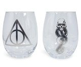 Silver Buffalo SVB-HP1603G1F-C Harry Potter Icons 20-Ounce Stemless Glasses | Set of 2