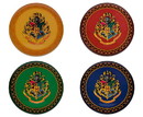Silver Buffalo SVB-HP236472-C Harry Potter House Crests Melamine Dinner Plates | Set of 4