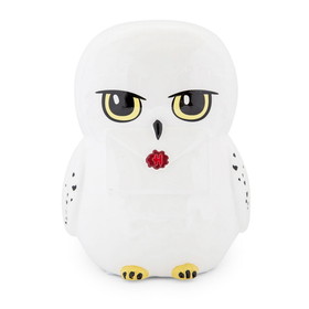 Silver Buffalo SVB-HP2417E7-C Harry Potter Chibi Hedwig 8-Inch Figural Coin Bank Storage | Toynk Exclusive