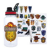 Silver Buffalo SVB-HP2601L5-C Harry Potter Quidditch 32oz Water Bottle With Sticker Set