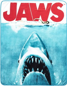 Silver Buffalo SVB-JW0127-C JAWS Movie Poster 50x60 Inch Micro-Plush Throw Blanket