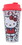 Silver Buffalo SVB-KTY202B2-C Hello Kitty All-Over Faces 16oz Double Wall Plastic Travel Mug