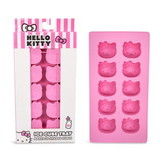 Silver Buffalo SVB-KTY22279-C Sanrio Hello Kitty Silicone Mold Ice Cube Tray | Makes 10 Cubes