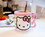 Silver Buffalo SVB-KTY428E5-C Hello Kitty Bow Handle Ceramic Mug | Holds 20 Ounces