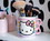 Silver Buffalo SVB-KTY428E5-C Hello Kitty Bow Handle Ceramic Mug | Holds 20 Ounces