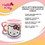Silver Buffalo SVB-KTY428E5-C Hello Kitty Bow Handle Ceramic Mug | Holds 20 Ounces