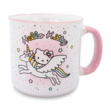 Silver Buffalo SVB-KTY505E1-C Sanrio Hello Kitty Unicorn Star Ceramic Camper Mug | Holds 20 Ounces