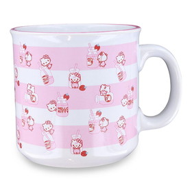 Silver Buffalo SVB-KTY602E1-C Hello Kitty Milk Bottle Toss 20oz Ceramic Camper Mug