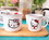 Silver Buffalo SVB-KTY626KW-C Hello Kitty 9 and 16 Ounce Ceramic Camper Mug Set of 2