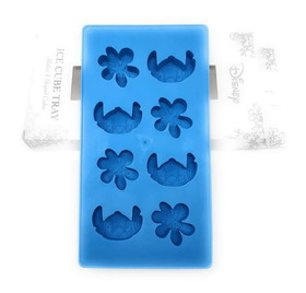 Silver Buffalo SVB-LI124979-C Disney Lilo & Stitch Silicone Ice Cube Tray Makes 8 Molded Cubes