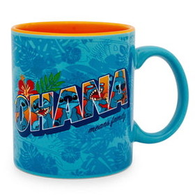 Silver Buffalo SVB-LI141334-C Disney Lilo & Stitch "Ohana Means Family" Ceramic Mug | Holds 20 Ounces