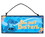 Silver Buffalo SVB-LI1513FZ-C Disney Lilo & Stitch Aloha Reversible Hanging Sign Wall Art | 12 x 5 Inches