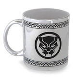 Silver Buffalo SVB-MU161334E-C Marvel Black Panther Tribal Borders Electroplated Ceramic Mug | Holds 20 Ounces