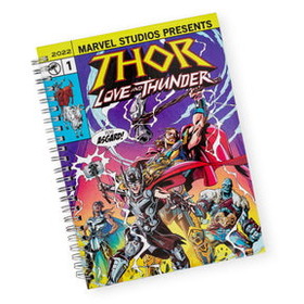 Silver Buffalo SVB-MVM608HA-C Marvel Studios Thor: Love and Thunder 80-Page Hardcover Spiral Journal