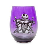 Silver Buffalo SVB-NB15876F-C Disney Nightmare Before Christmas Jack Skellington Purple Stemless Wine Glass