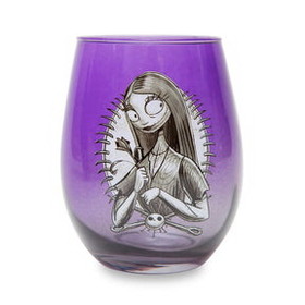 Silver Buffalo SVB-NB15886F-C Disney The Nightmare Before Christmas Sally Purple Stemless Wine Glass