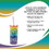 Silver Buffalo SVB-NL14638FG-C Love is Love Rainbow Carnival Cup With Glitter Lid And Straw, Holds 20 Ounces
