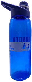 Silver Buffalo SVB-OFC405L3-C The Office Dunder Mifflin 28 Ounce Plastic Water Bottle w/ Screw Lid