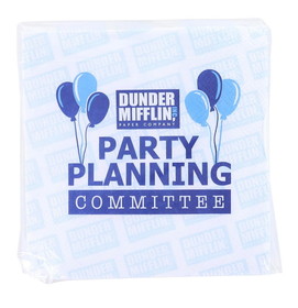 Silver Buffalo SVB-OFC418JP-C The Office Party Planning Committee 10 Inch Paper Napkins | 40 Count