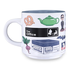 Silver Buffalo SVB-OFC615KE-C The Office Icons 13oz Ceramic Mug
