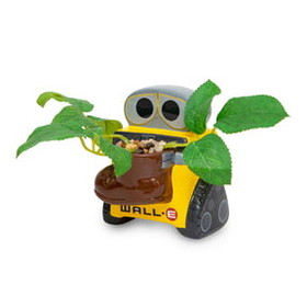 Silver Buffalo SVB-PX1617EH-C Disney Pixar WALL-E 4-Inch Ceramic Mini Planter With Artificial Succulent