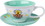 Silver Buffalo SVB-SG15133NV-C SpongeBob SquarePants 12oz Ceramic Tea Cup and Saucer Set