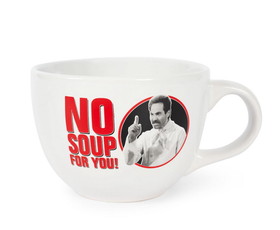 Silver Buffalo SVB-SNF51333-C Seinfeld No Soup For You 24oz Ceramic Soup Mug