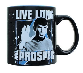 Star Trek Spock Live Long and Prosper 20oz Ceramic Mug