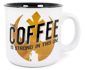 Star Wars Coffee is Strong In This One 20oz Ceramic Camper Mug