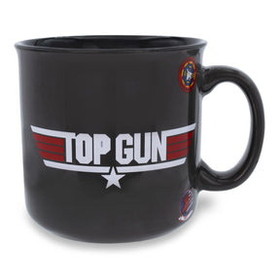 Silver Buffalo SVB-TOP410E1-C Top Gun: Maverick Ceramic Camper Mug | Holds 20 Ounces