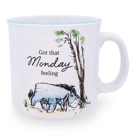 Silver Buffalo SVB-WTP617E1-C Disney Winnie the Pooh Eeyore "Monday Feeling" Ceramic Camper Mug | 20 Ounces