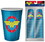 Silver Buffalo SVB-WW11027C-C DC Comics Wonder Woman Logo 2oz Disposable Plastic Mini Cups 20 Pack