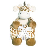TriAction Toys TAT-2715-C Teddykompaniet Diinglisar Collection 11 Inch Plush Giraffe and Blanket Set