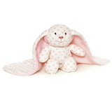 TriAction Toys TAT-5327-C Teddykompaniet Big Ears Plush | Bunny