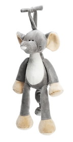 TriAction Toys TAT-5338-C Teddykompaniet Big Ears Musical Plush | Elephant