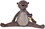 TriAction Toys TAT-72600-C Les Deglingos Originals Plush Animal | Namastou the Otter